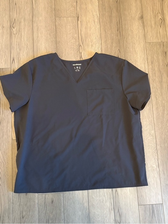 Scrubstar Other - Scrubstar Unisex Short Sleeve V-Neck Scrub Top in Pewter Grey